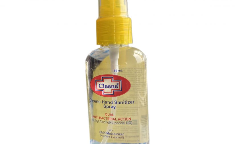Chai xịt tay diệt khuẩn Cleene 60ml, diệt khuẩn 2 lần sạch đến 99,99%, hương Lavender