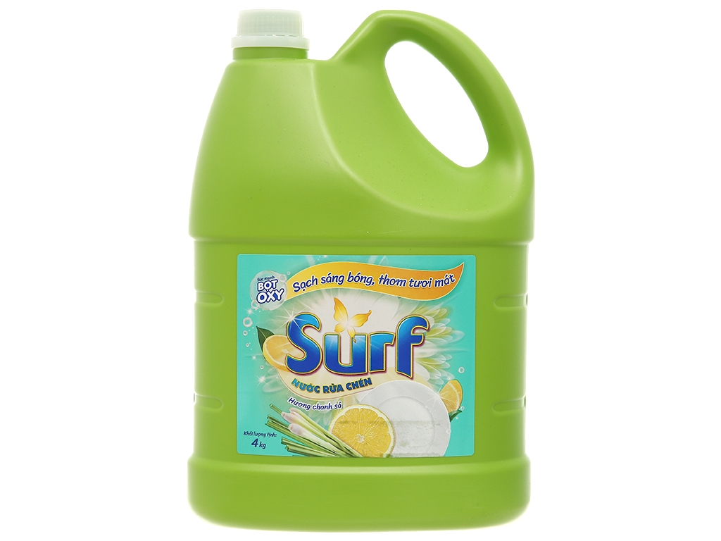 Nước Rửa Chén Surf Chanh sả - Chai 4kg - 68496247 - Ảnh 3