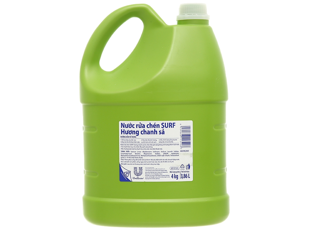 Nước Rửa Chén Surf Chanh sả - Chai 4kg - 68496247 - Ảnh 2