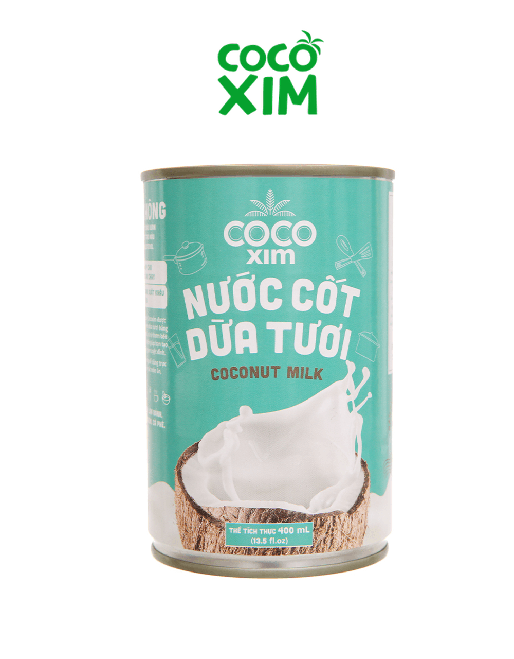 Nước cốt dừa tươi Cocoxim - Lon 400ml