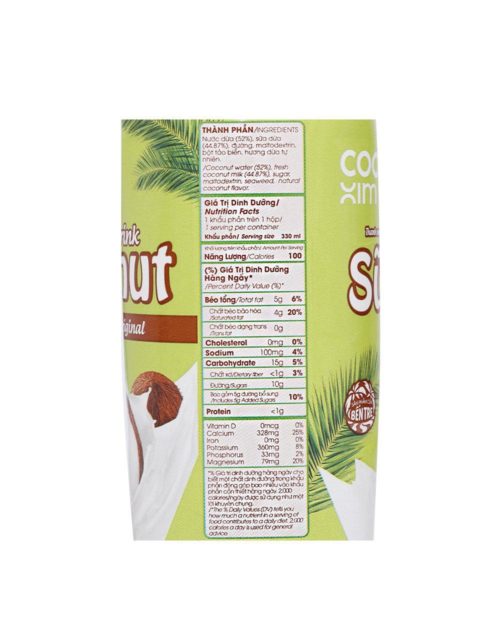 Sữa dừa đóng hộp Cocoxim Orginal - Hộp 330ml - Ảnh 6