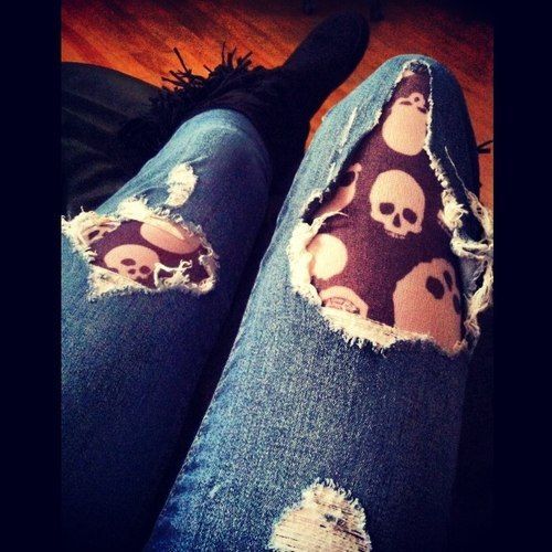 tights under ripped jeans7
