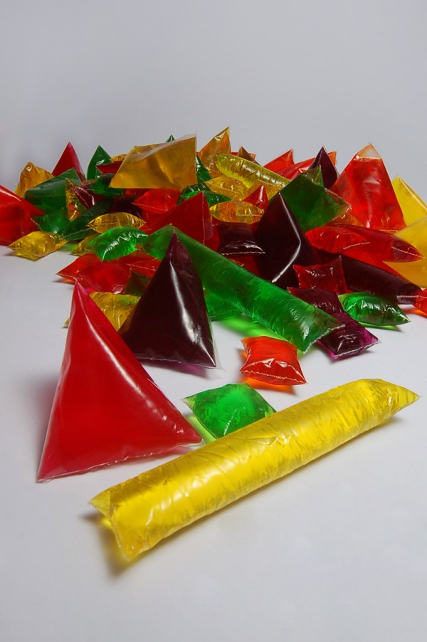 gelatina en bolsitas