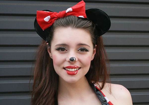 minnie maquillaje