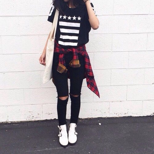 agrega una camisa de lenador