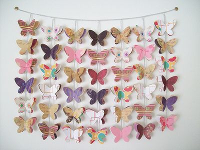 paper butterflies