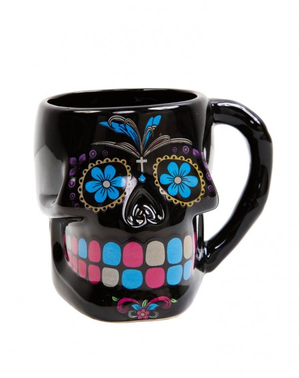 taza dia de muertos