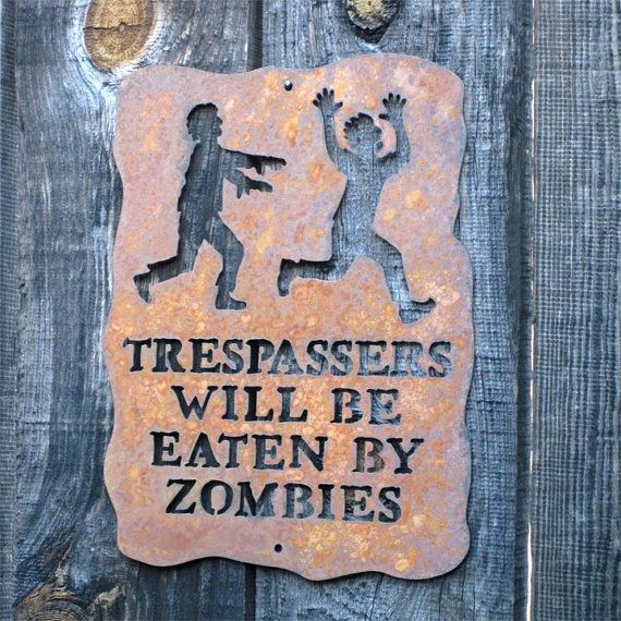 zombie sign