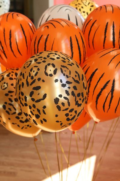 globos animal print