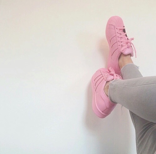 pink adidas