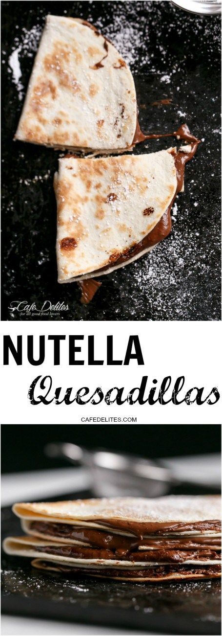 quesadilla nutella