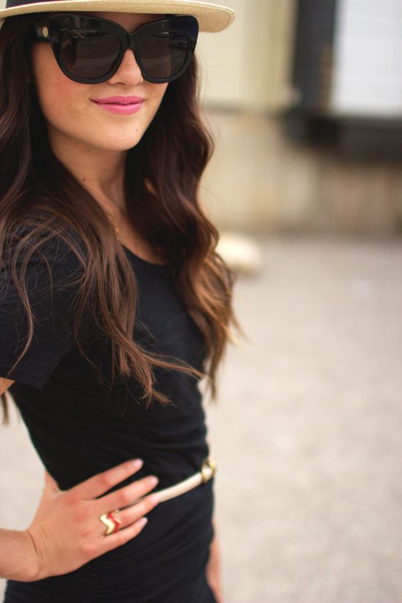 sombreros con lentes