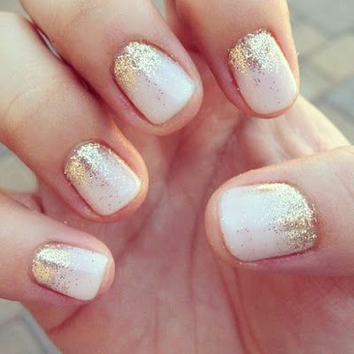 uñas glitter