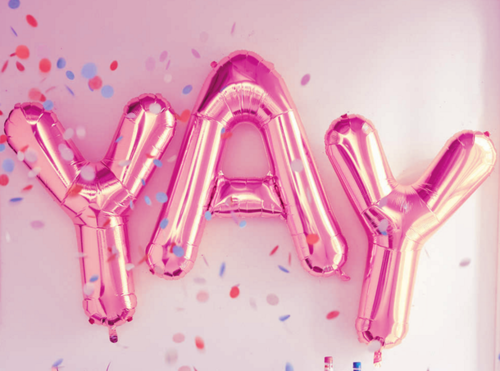 yay balloons