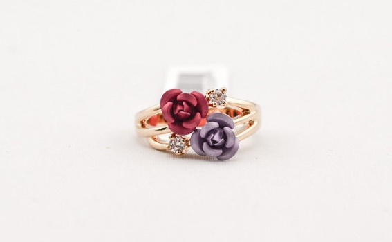 anillo de flores
