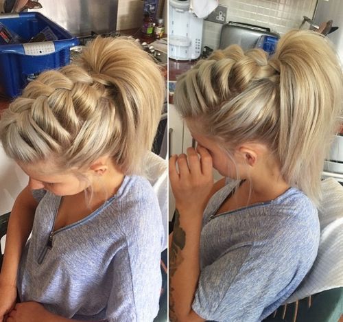 pony braid