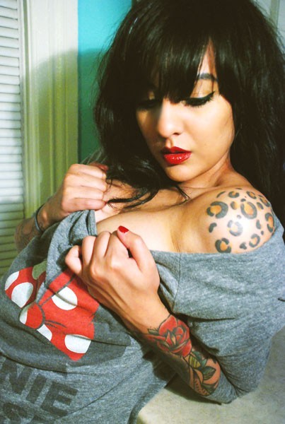 animal print shoulder