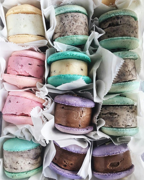 macaroons helado