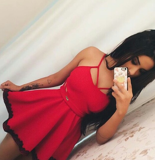 vestido-rojo-skater